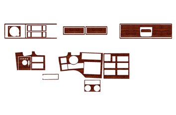 Volvo FM Version 5 ab 2020 XL XXL 3D Interior Dashboard Trim Kit Dash Trim Dekor 20-Parts 2