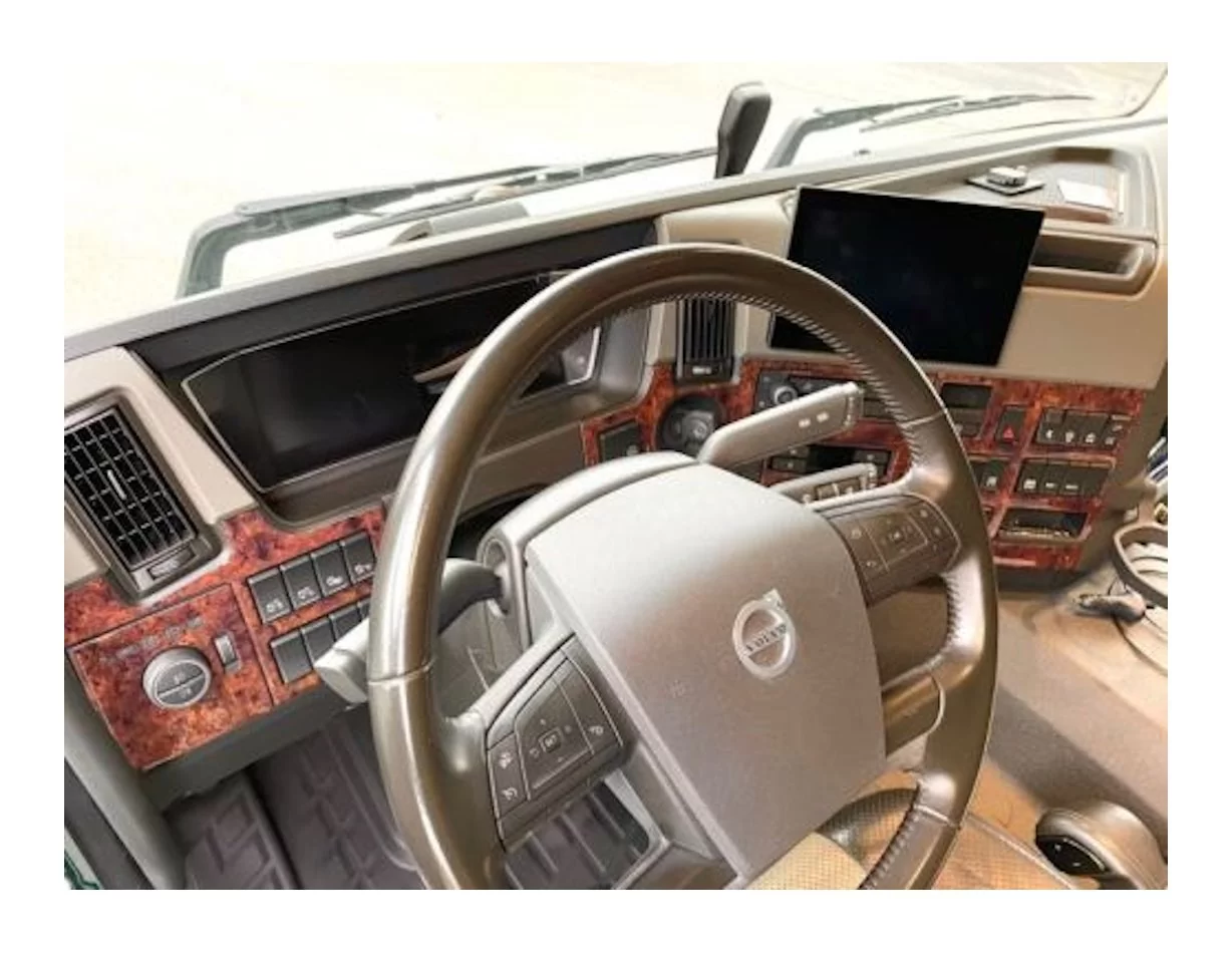 Volvo FM Version 5 ab 2020 Mittelkonsole Armaturendekor Cockpit Dekor 6-Teile - 1- Cockpit Innenraum Dekor Volvo FM Version 5 ab 2020 Mittelkonsole Armaturendekor Cockpit Dekor 6-Teile - 1- Cockpit Innenraum Dekor