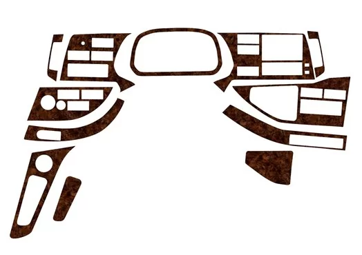 Mercedes Tourismo 2022 RHD Mascherine sagomate per rivestimento cruscotti 12-Decori