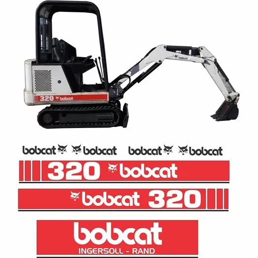 Bobcat 320 Vektordateien für Print & Cut - 1- Cockpit Innenraum Dekor Bobcat 320 Vektordateien für Print & Cut - 1- Cockpit Innenraum Dekor