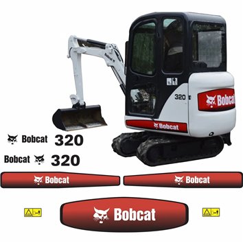 Bobcat 320 File Vettoriali per Stampa e Taglio