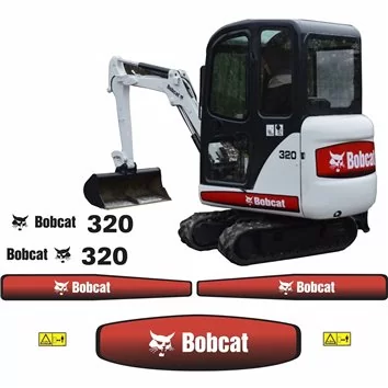 Bobcat 320 File Vettoriali per Stampa e Taglio