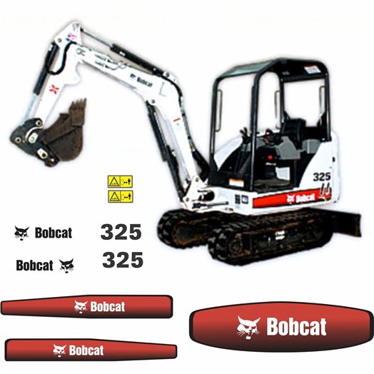 Bobcat 325 Fichiers Vectoriels pour Impression & Découpe 