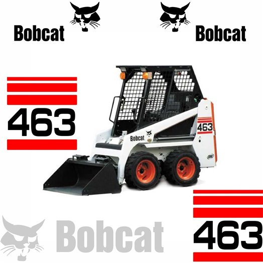 Bobcat 463 Vector Bestanden voor Print & Cut Bobcat 463 Vector Bestanden voor Print & Cut