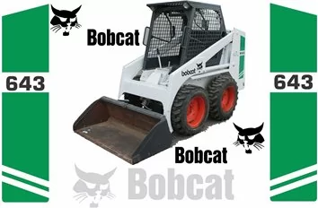 Bobcat 643 Vector Bestanden voor Print & Cut