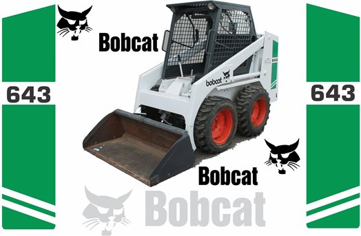 Bobcat 643 Fichiers Vectoriels pour Impression & Découpe 