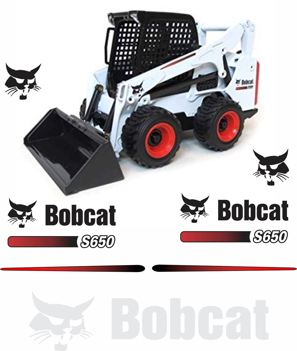 Bobcat S650 Replacement Vector Decal Files for Print & Cut