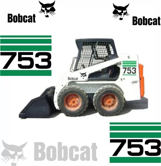 Bobcat 753 Fichiers Vectoriels pour Impression & Découpe Bobcat 753 Fichiers Vectoriels pour Impression & Découpe