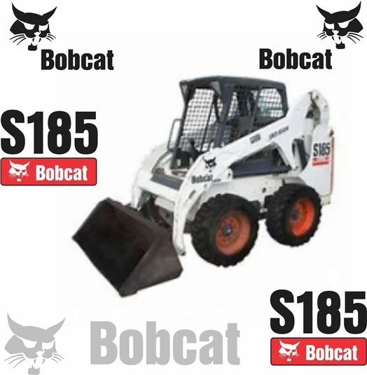 Bobcat S185 Replacement Vector Decal Files for Print & Cut Bobcat S185 Replacement Vector Decal Files for Print & Cut