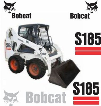 Bobcat S185 Vektordateien für Print & Cut