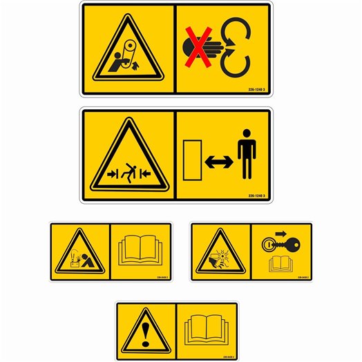 Bobcat Veiligheid Vector Bestanden voor Print & Cut