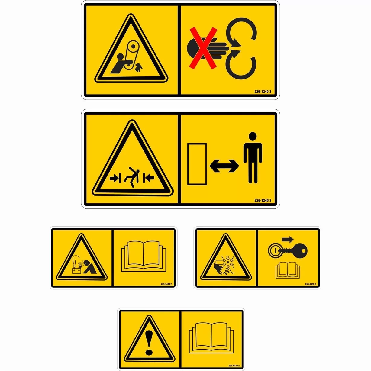 Bobcat Replacement Safety Vector Decal Files for Print & Cut Bobcat Replacement Safety Vector Decal Files for Print & Cut