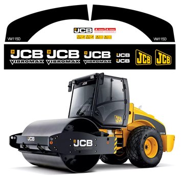 JCB VM115D Rouleau à tambour Fichiers Vectoriels pour Impression & Découpe 