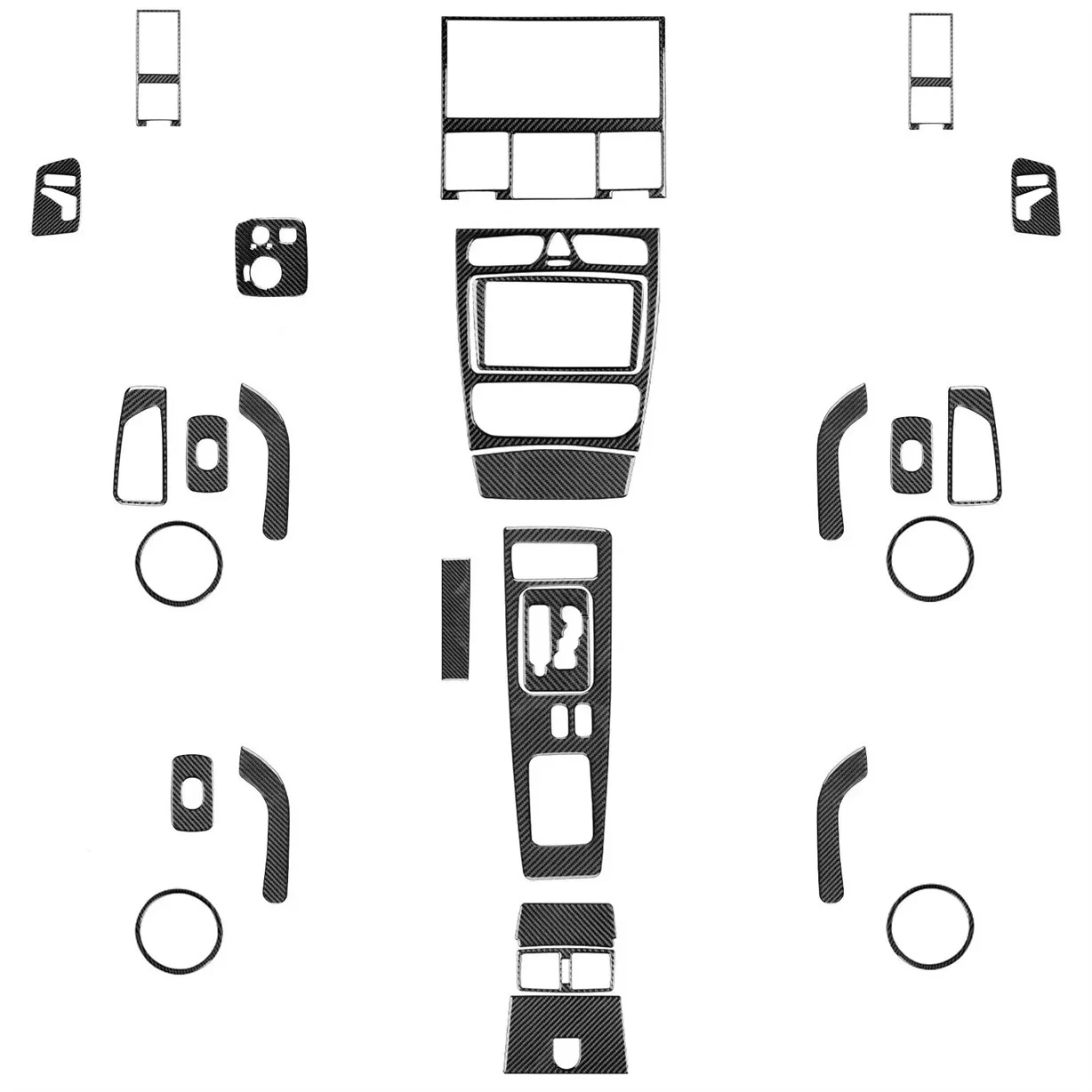 Mercedes Benz G Class W463 2004-2012 Voll Satz innenausstattung armaturendekor cockpit dekor