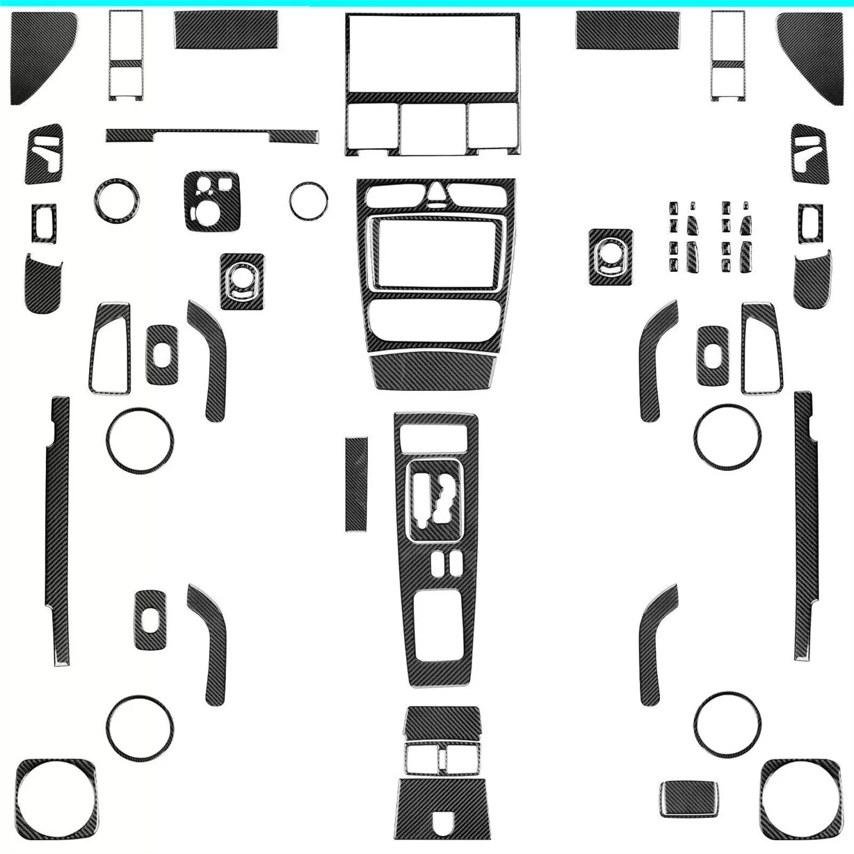 Mercedes Benz G Class W463 2004-2012 Mega Décoration de tableau de bord Mercedes Benz G Class W463 2004-2012 Mega Décoration de tableau de bord
