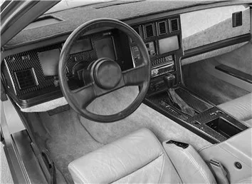 Chevrolet Corvette C4 1986-1989 Voll Satz, Automatic Gear BD innenausstattung armaturendekor cockpit dekor Chevrolet Corvette C4 1986-1989 Voll Satz, Automatic Gear BD innenausstattung armaturendekor cockpit dekor