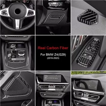 BMW Z4 G29 2019–2023 Mittelkonsole Armaturendekor Cockpit Dekor 16-Teile