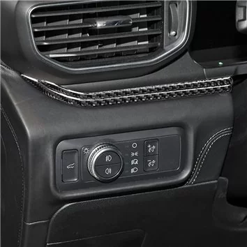 Ford Explorer 2020-2023 3D Inleg dashboard Interieurset aansluitend en pasgemaakt op he 32-Teile
