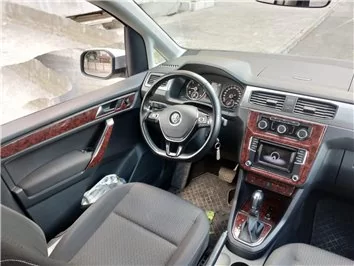 Volkswagen Caddy 09.2015 3D Inleg dashboard Interieurset aansluitend en pasgemaakt op he 20-Teile