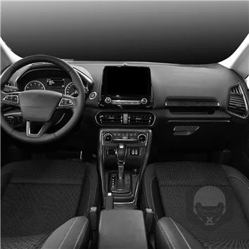 Ford EcoSport SUV 2018-2022 Interni WHZ Kit rivestimento cruscotto 22 pezzi 2