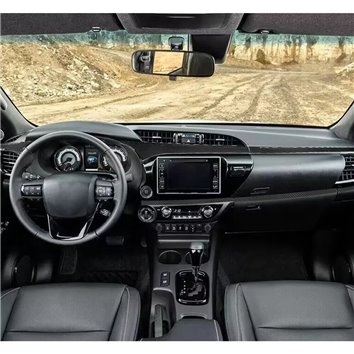 Toyota Hilux 2015-2023 Interior WHZ Dashboard trim kit 38 Parts 2