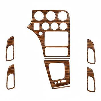 Alfa Romeo 159 2005 Kit la décoration du tableau de bord 8-Pièce - 1 - habillage decor de tableau de bord 2