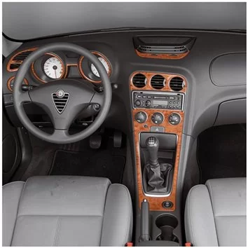 Alfa Romeo 156 10.1997 3D Interior Dashboard Trim Kit Dash Trim Dekor 12-Parts