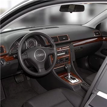 Audi A4 B6 Typ 8E-8H 10.2000 Mittelkonsole Armaturendekor Cockpit Dekor 11-Teile