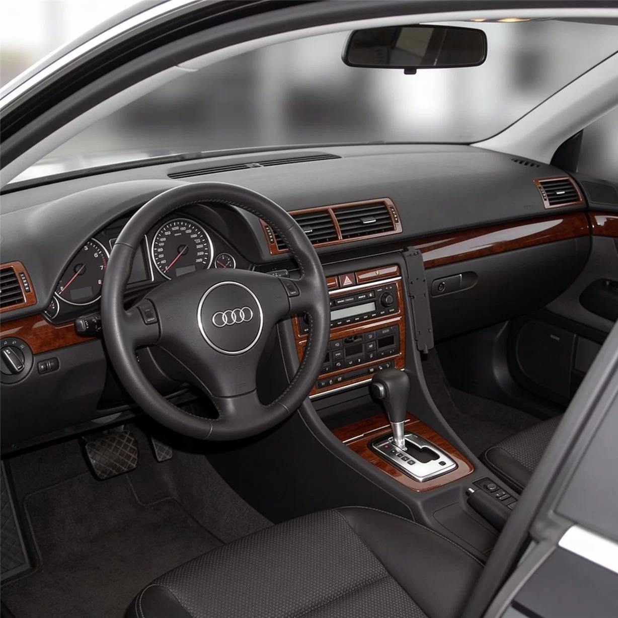 Audi A4 B6 Typ 8E-8H 10.2000 Mittelkonsole Armaturendekor Cockpit Dekor 11-Teile