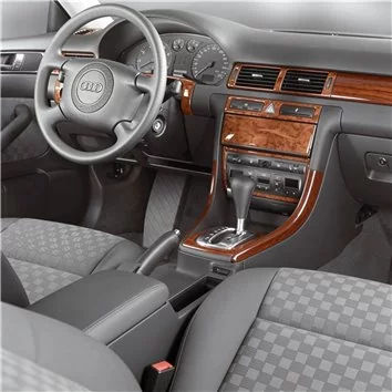 Audi A6 C5 Typ 4B 06.01-12.04 3D Interior Dashboard Trim Kit Dash Trim Dekor 14-Parts