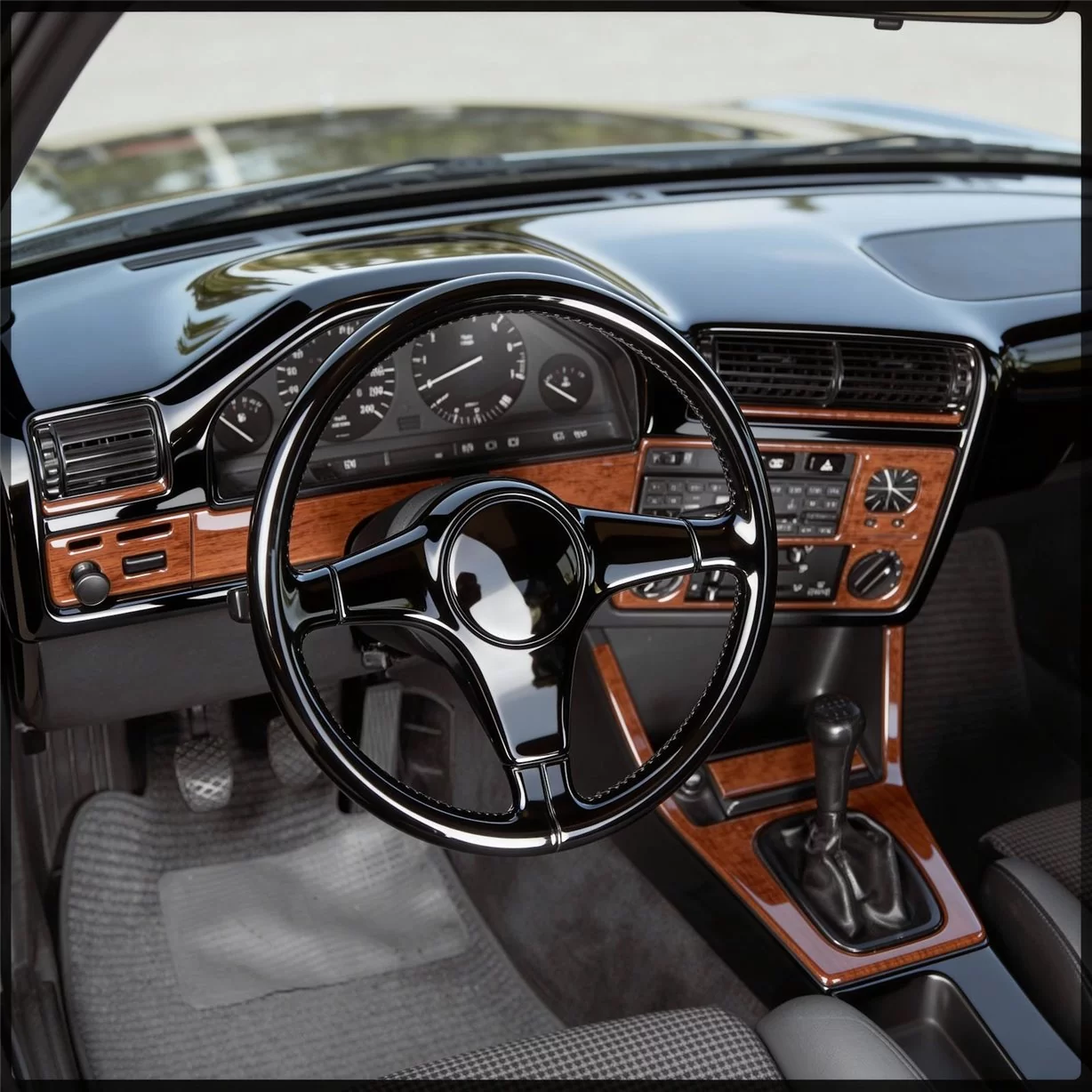 BMW 3 Series E30 09.85-07.94 3D Interior Dashboard Trim Kit Dash Trim Dekor 10-Parts