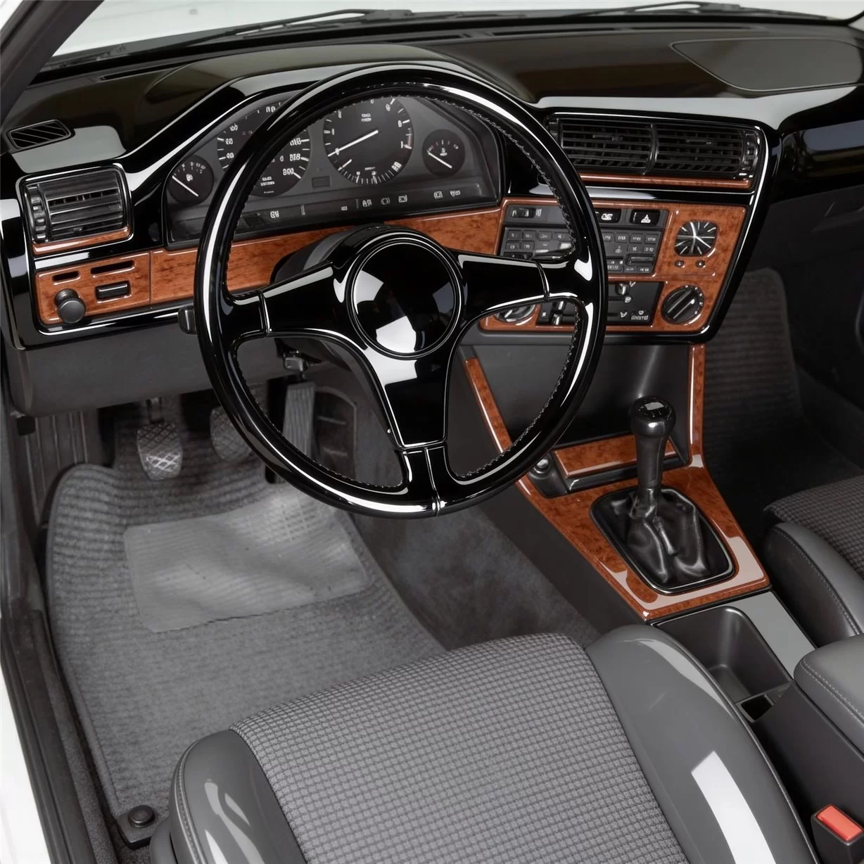 BMW 3 Series E30 1982-1994 Habillage Décoration de Tableau de Bord 11-Pièce BMW 3 Series E30 1982-1994 Habillage Décoration de Tableau de Bord 11-Pièce