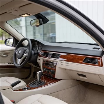 BMW Serie 3 E90 01.06-12.10 3D interno cruscotto Trim Kit Dash Trim Dekor 18-Parts