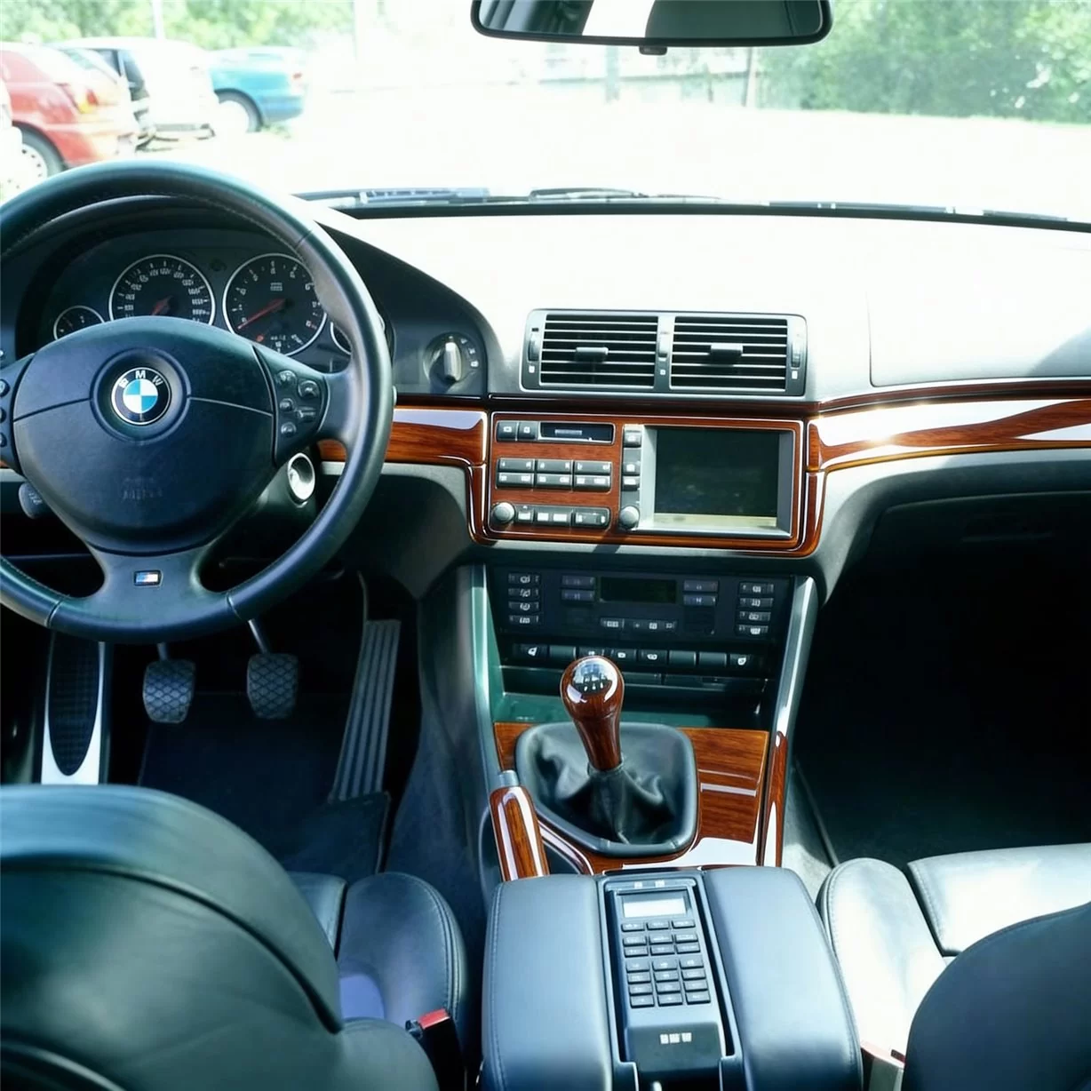 BMW 5 Series E39 10.95-06.03 3D Inleg dashboard Interieurset aansluitend en pasgemaakt op he 19-Teile