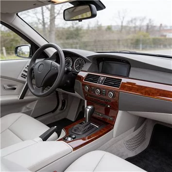 BMW 5 Series E60-E61 07.03-11.09 3D Interior Dashboard Trim Kit Dash Trim Dekor 8-Parts