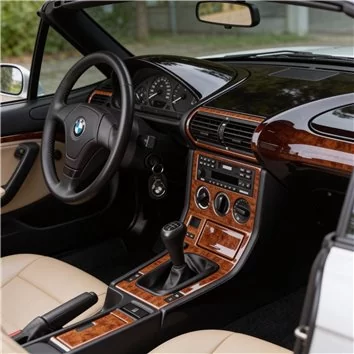 BMW Z3 e36 1996-1999 3D Interior Dashboard Trim Kit Dash Trim Dekor 20-Parts