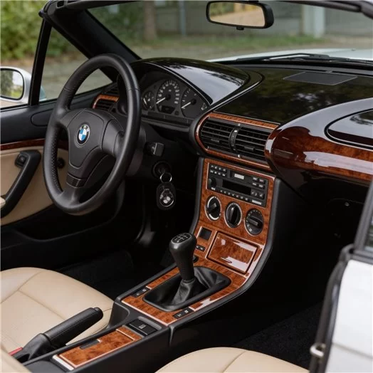 BMW Z3 e36 1996-1999 3D Interior Dashboard Trim Kit Dash Trim Dekor 20-Parts