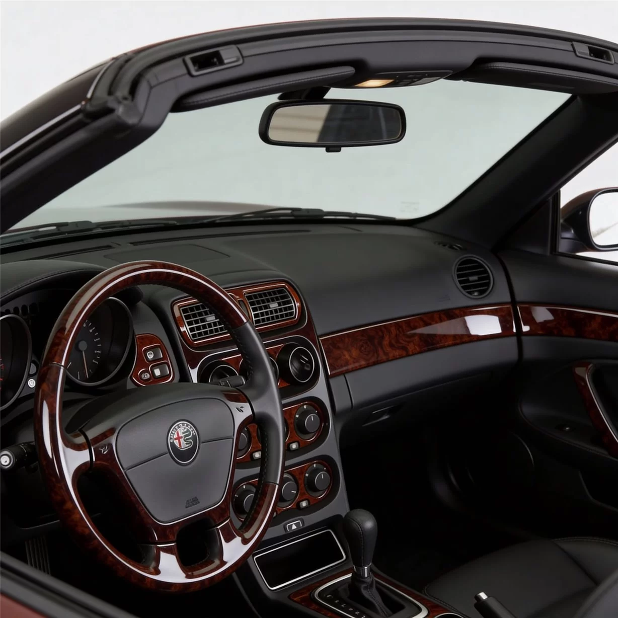 Alfa Romeo Spider GTV 05.1995 Habillage Décoration de Tableau de Bord 18-Pièce