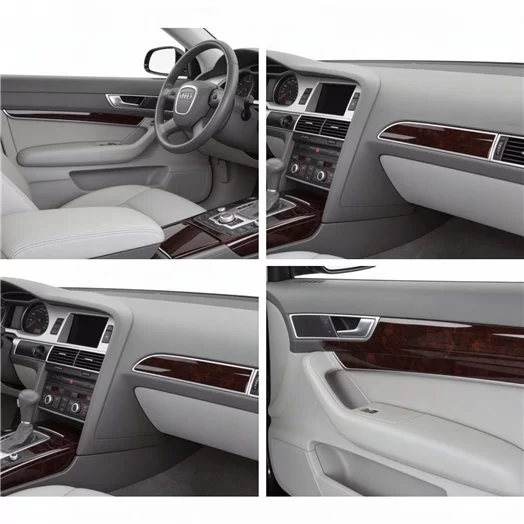 Audi 100 A6 10.90-03.97 Mittelkonsole Armaturendekor Cockpit Dekor 22-Teile