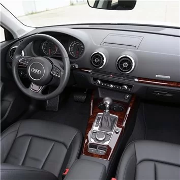 Audi A3 8V ab 2012-2018 Mittelkonsole Armaturendekor Cockpit Dekor 24-Teile Audi A3 8V ab 2012-2018 Mittelkonsole Armaturendekor Cockpit Dekor 24-Teile