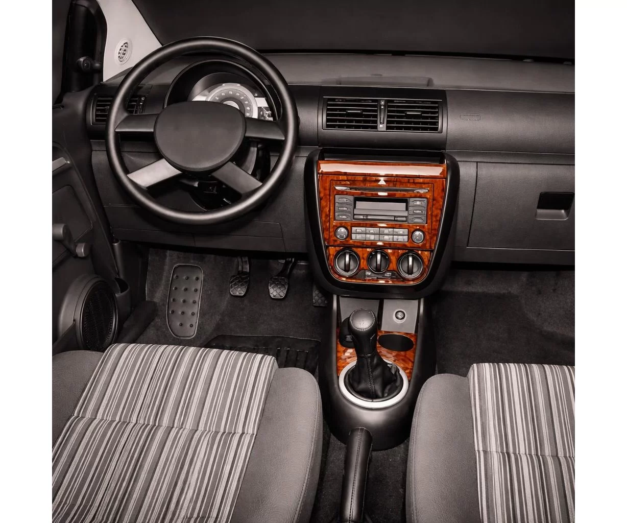 Volkswagen Fox 09.2005 Mittelkonsole Armaturendekor Cockpit Dekor 9-Teile