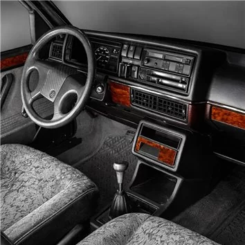 Volkswagen Golf II Jetta II 01.85-07.91 Mittelkonsole Armaturendekor Cockpit Dekor 13-Teile