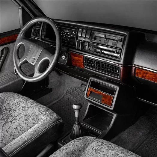 Volkswagen Golf II Jetta II 01.85-07.91 3D Interior Dashboard Trim Kit Dash Trim Dekor 13-Parts