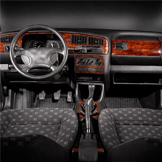 Volkswagen Golf III 08.91-03.95 Habillage Décoration de Tableau de Bord 20-Pièce Volkswagen Golf III 08.91-03.95 Habillage Décoration de Tableau de Bord 20-Pièce