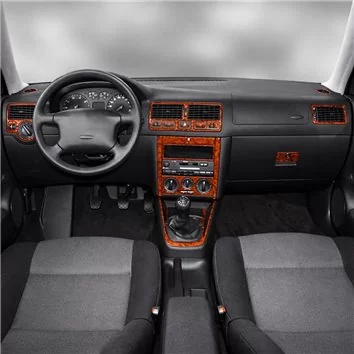 Volkswagen Golf IV 10.97-09.03 Mittelkonsole Armaturendekor Cockpit Dekor 15-Teile
