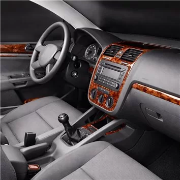Volkswagen Golf V Jetta 10.03-10.08 3D Inleg dashboard Interieurset aansluitend en pasgemaakt op he 16-Teile