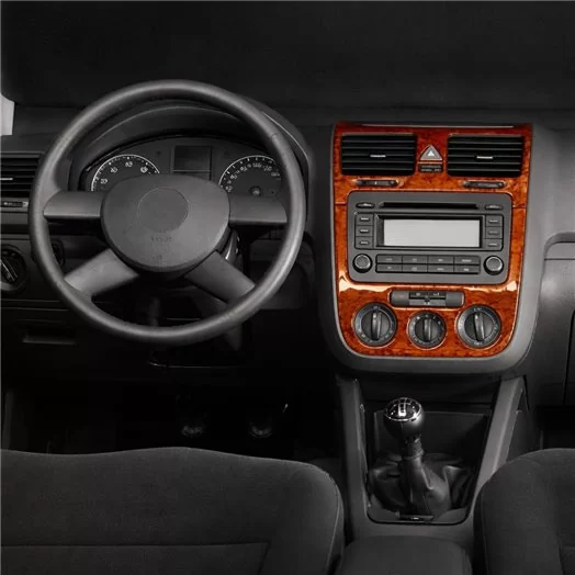 Volkswagen Golf V Jetta 10.03-10.08 automatic AC Habillage Décoration de Tableau de Bord 3-Pièce Volkswagen Golf V Jetta 10.03-10.08 automatic AC Habillage Décoration de Tableau de Bord 3-Pièce