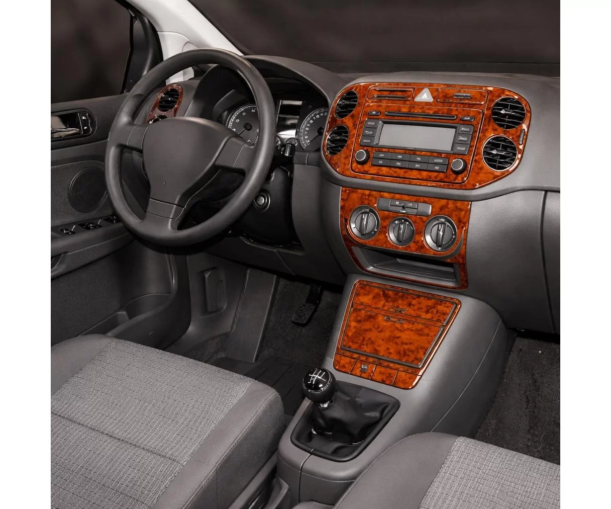 Volkswagen Golf V Plus 12.2004 Mittelkonsole Armaturendekor Cockpit Dekor 16-Teile Volkswagen Golf V Plus 12.2004 Mittelkonsole Armaturendekor Cockpit Dekor 16-Teile