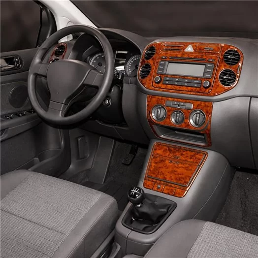 Volkswagen Golf VI Plus 09.2008 Mittelkonsole Armaturendekor Cockpit Dekor 19-Teile Volkswagen Golf VI Plus 09.2008 Mittelkonsole Armaturendekor Cockpit Dekor 19-Teile