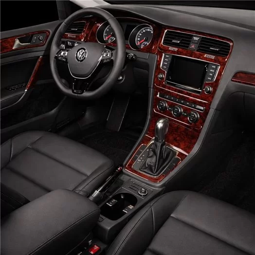 Volkswagen Golf VII AU 2012–2021 3D Inleg dashboard Interieurset aansluitend en pasgemaakt op he 41-Teile Volkswagen Golf VII AU 2012–2021 3D Inleg dashboard Interieurset aansluitend en pasgemaakt op he 41-Teile